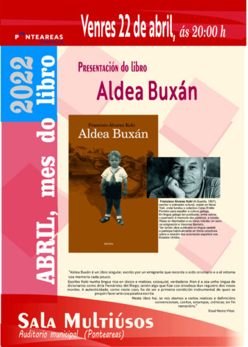 Francisco Álvarez, Koki, presenta en Ponteareas ‘Aldea Buxán’, un libro singular cheo de narracións