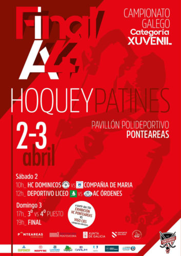 Ponteareas, sede do Campionato Galego Xuvenil de Hóckey sobre patíns