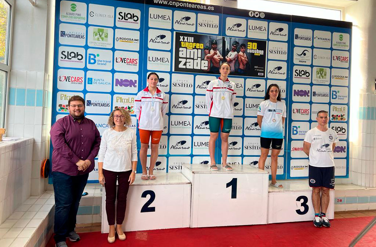 O CNPonteareas faise co XXIII Trofeo Amizade de natación