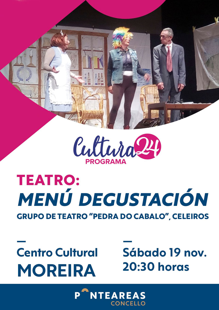Sábado de comedia en Ponteareas co grupo de teatro Pedra do Cabalo de Celeiros