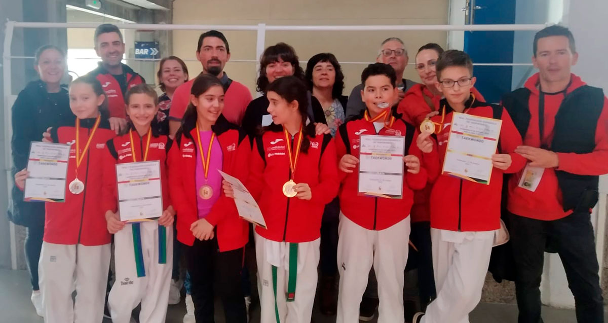 Ponteareas triunfa no Campionato de España Infantil e Precadete de taekwondo