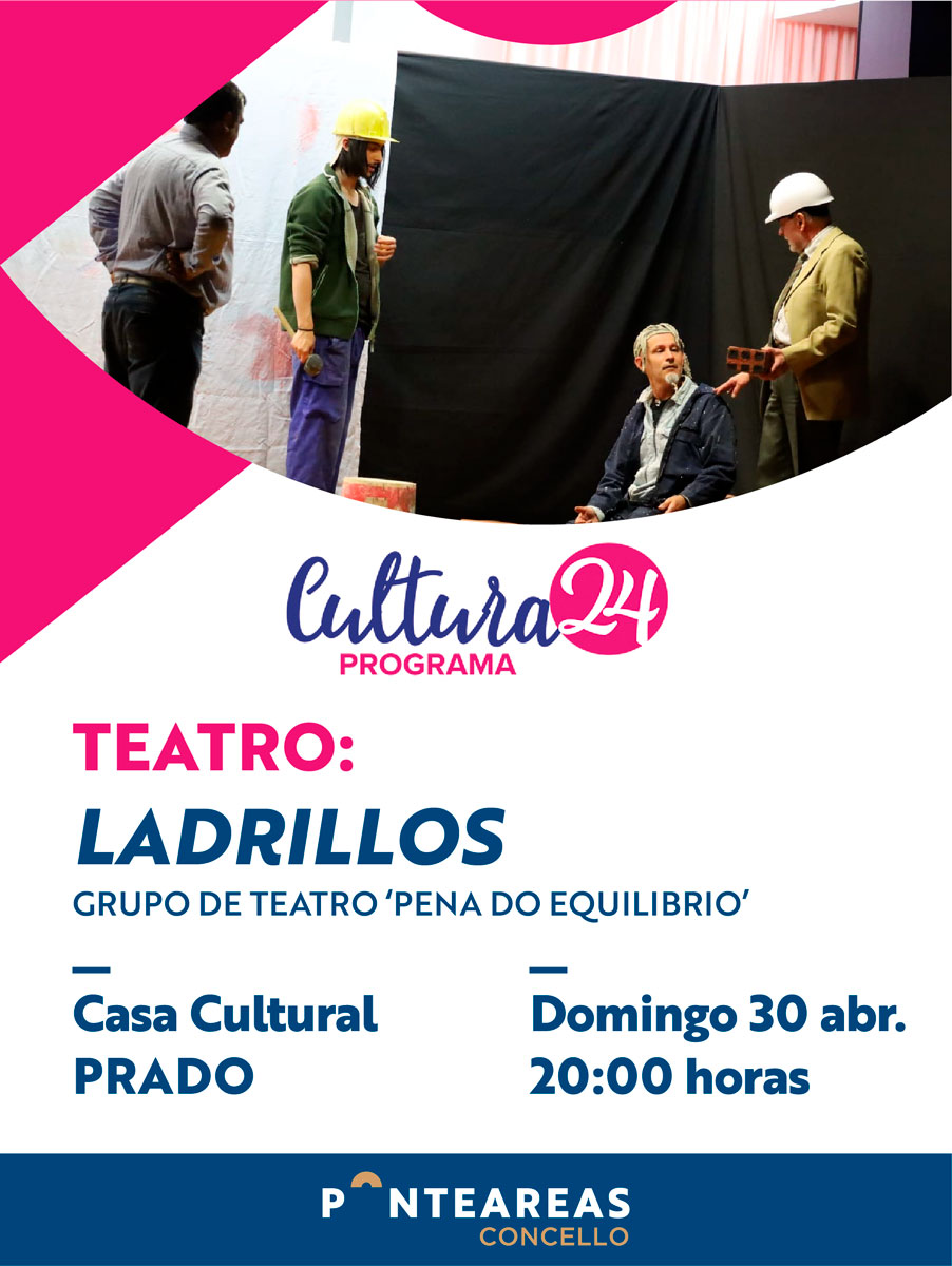 Tarde de comedia en Prado co grupo de teatro ‘Pedra do Equilibrio’ e o programa Cultura24