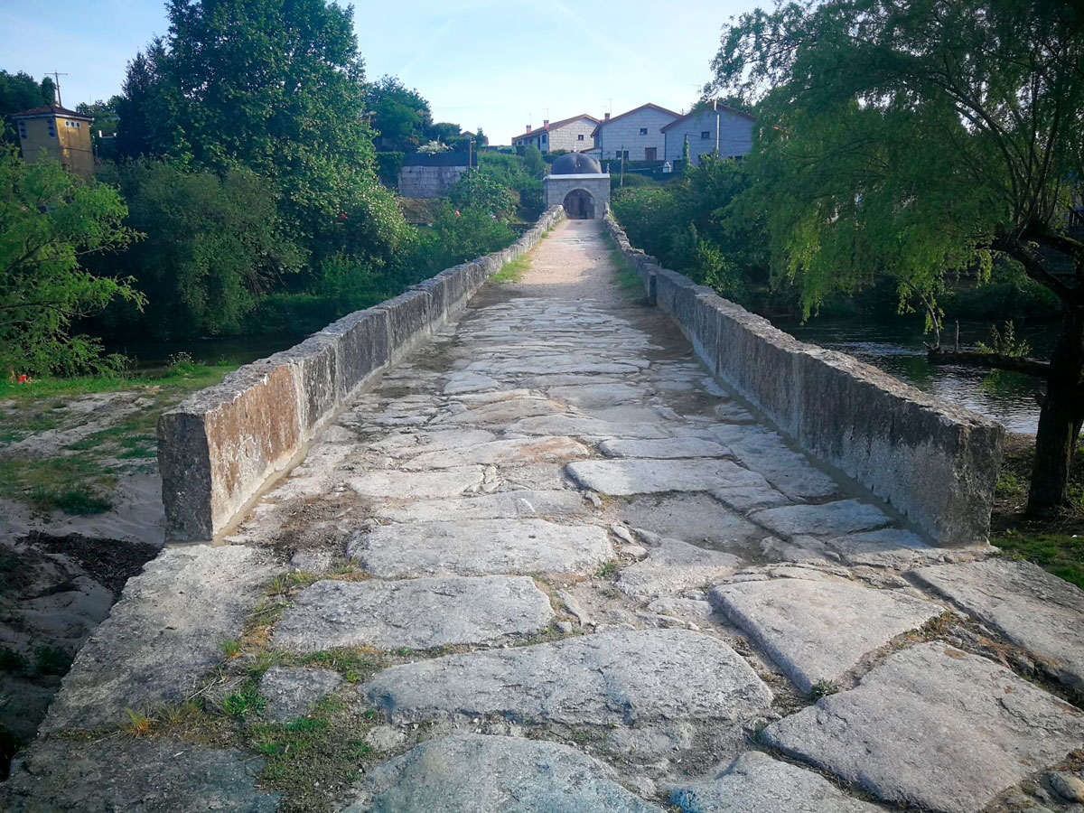 Ponteareas repara os estragos causados polas inundacións nas pontes históricas das Partidas e San Roque. Ponte de San Roque.